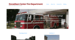 Desktop Screenshot of donaldsoncenterfd.com